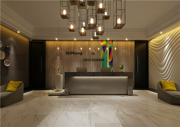 大武口西夏文化宫酒店装修设计|艺术与线条的完美结合。