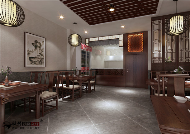 大武口丰府餐厅设计|整体风格的掌握上继承我们中式文化的审美观
